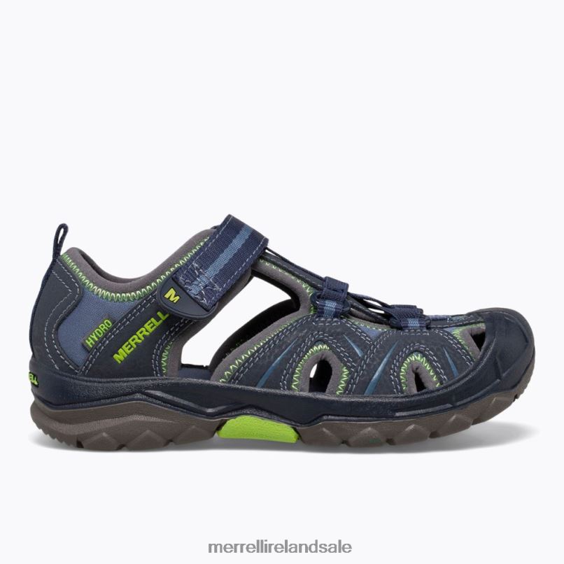 Hydro Sandal (MC53375) Merrell Kids BX26T1408 Navy / Green Shoes