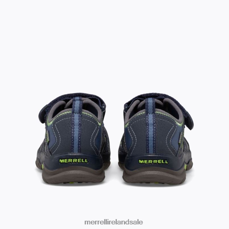 Hydro Sandal (MC53375) Merrell Kids BX26T1408 Navy / Green Shoes