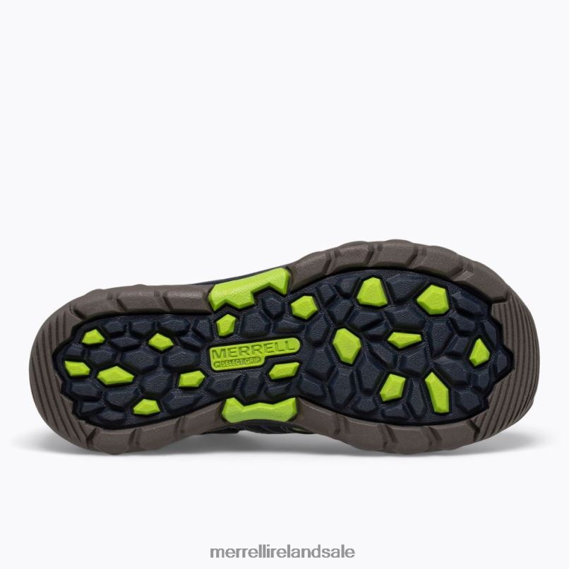 Hydro Sandal (MC53375) Merrell Kids BX26T1408 Navy / Green Shoes