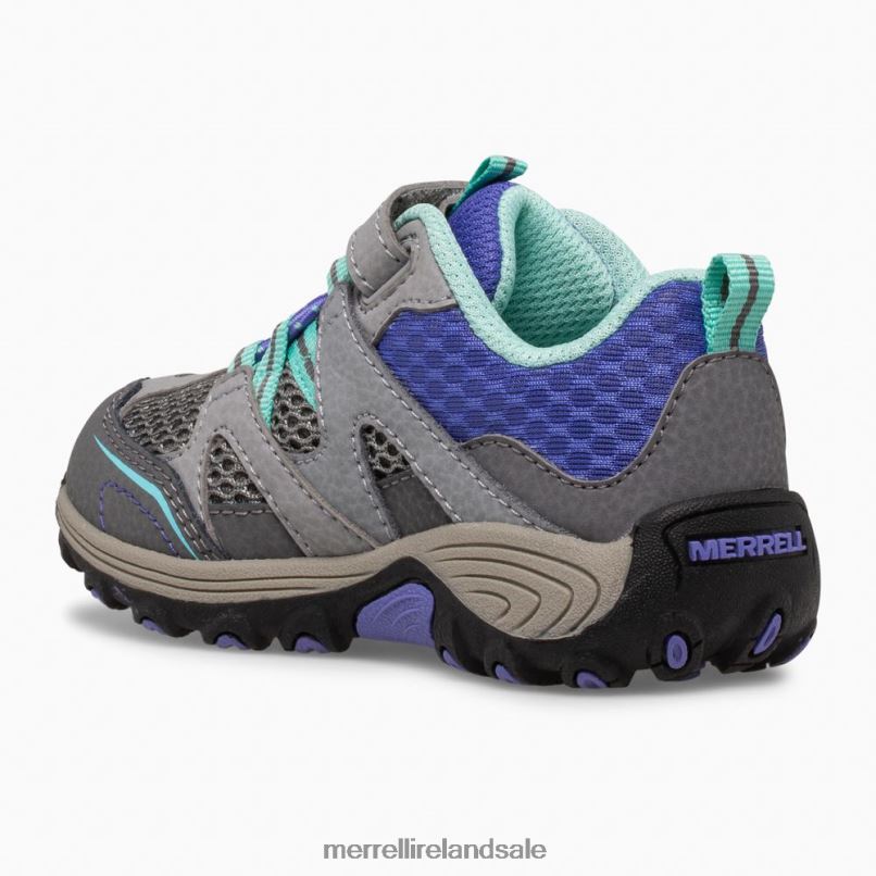 Trail Chaser Jr. Shoe (ML166016) Merrell Kids BX26T1341 Grey/Multi Shoes