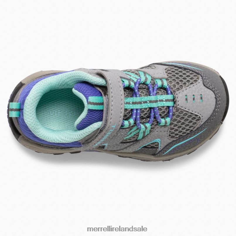 Trail Chaser Jr. Shoe (ML166016) Merrell Kids BX26T1341 Grey/Multi Shoes
