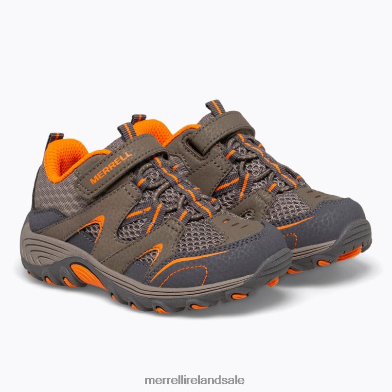 Trail Chaser Jr. Shoe (ML260355) Merrell Kids BX26T1343 Gunsmoke Shoes