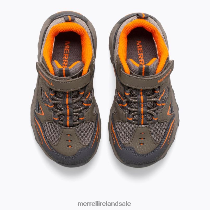 Trail Chaser Jr. Shoe (ML260355) Merrell Kids BX26T1343 Gunsmoke Shoes