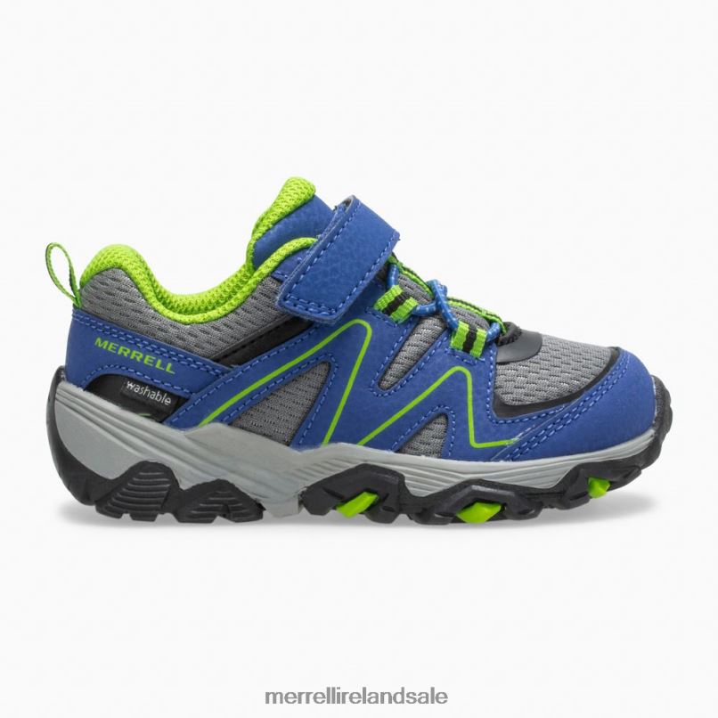 Trail Quest Jr. (ML262791) Merrell Kids BX26T1347 Blue/Green Shoes