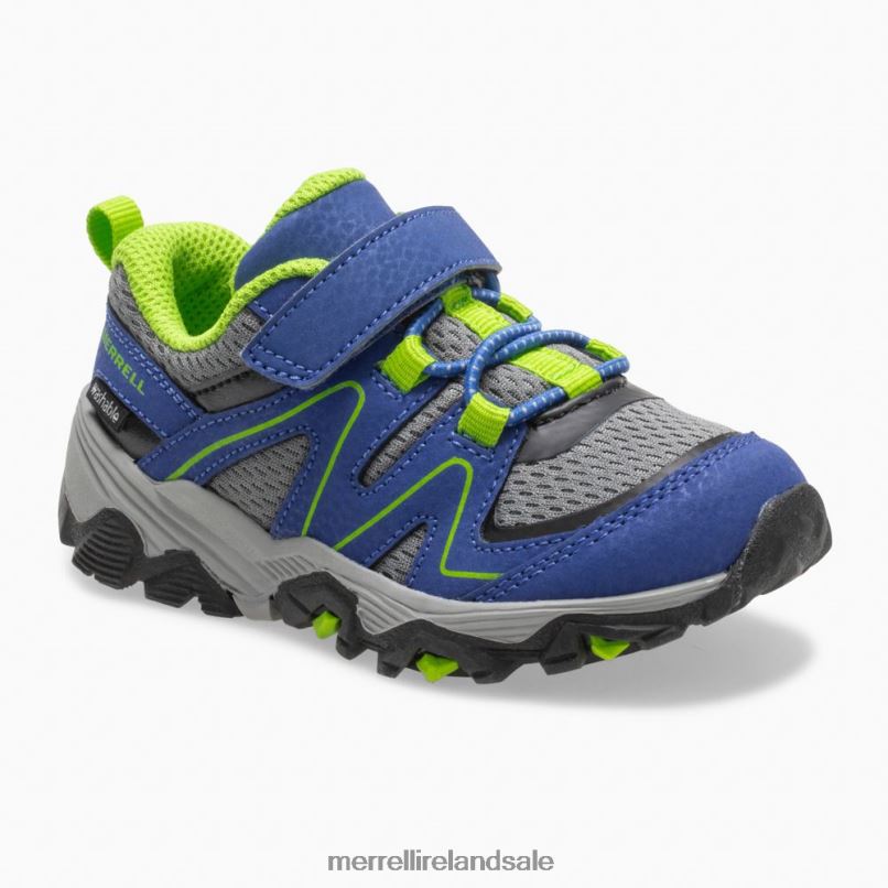 Trail Quest Jr. (ML262791) Merrell Kids BX26T1347 Blue/Green Shoes