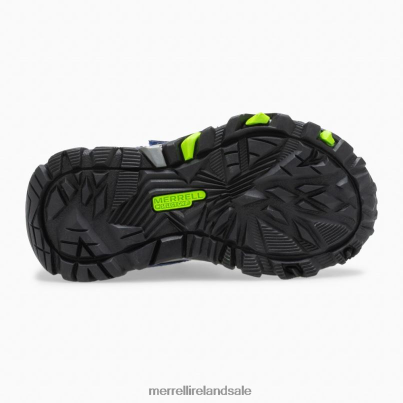 Trail Quest Jr. (ML262791) Merrell Kids BX26T1347 Blue/Green Shoes