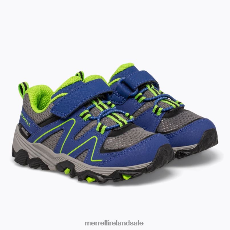 Trail Quest Jr. (ML262791) Merrell Kids BX26T1347 Blue/Green Shoes
