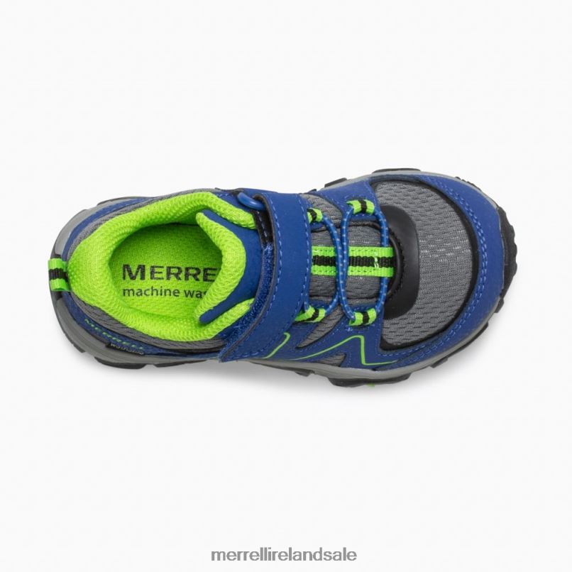 Trail Quest Jr. (ML262791) Merrell Kids BX26T1347 Blue/Green Shoes