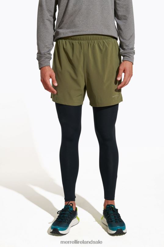 Trail Running Short (JMF26581-326) Merrell Men BX26T406 Dusty Olive Clothes