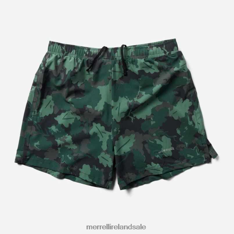 Trail Running Short (JMF26581-330) Merrell Men BX26T407 Sea Moss Leaf Print Clothes