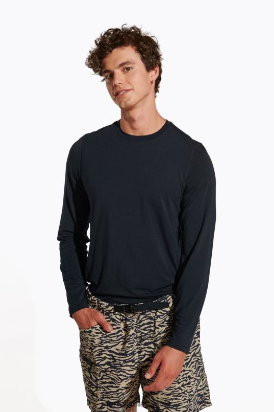 Everyday Long Sleeve Tee with Tencel (JMF26597-010) Merrell Men BX26T336 Black Clothes