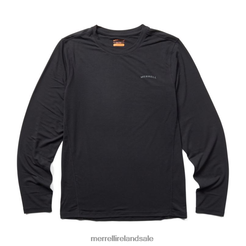 Everyday Long Sleeve Tee with Tencel (JMF26597-010) Merrell Men BX26T336 Black Clothes