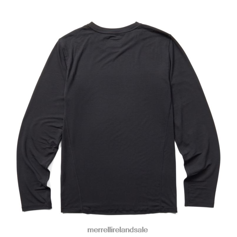 Everyday Long Sleeve Tee with Tencel (JMF26597-010) Merrell Men BX26T336 Black Clothes