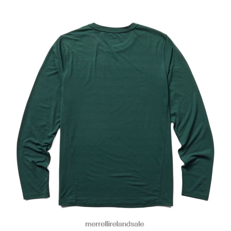 Everyday Long Sleeve Tee with Tencel (JMF26597-325) Merrell Men BX26T337 Sea Moss Clothes