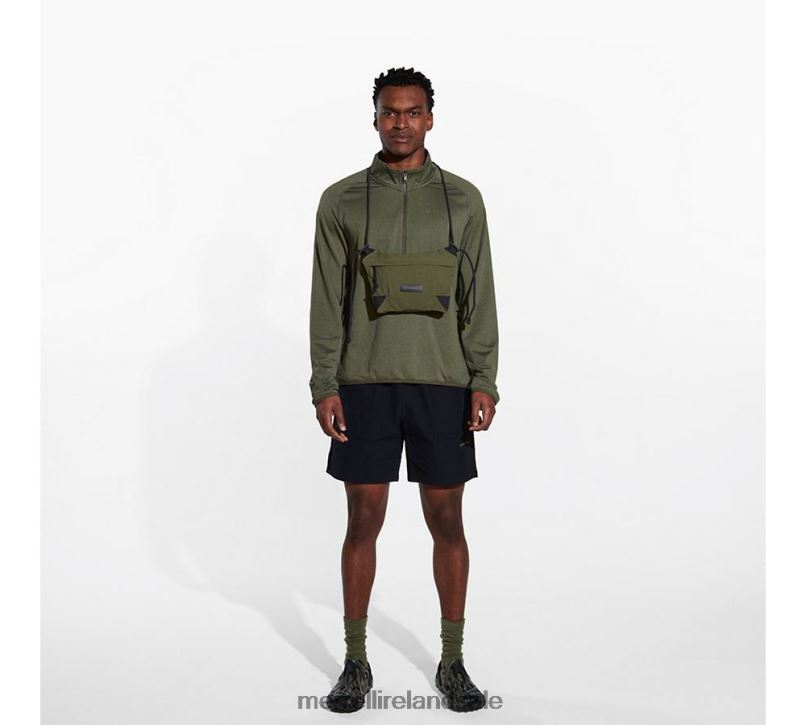 Geotex 1/4 Zip (JMS26326-327) Merrell Men BX26T415 Dusty Olive Heather Clothes