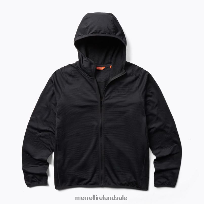 Geotex Full Zip Hoodie (JMS26325-010) Merrell Men BX26T552 Black Clothes