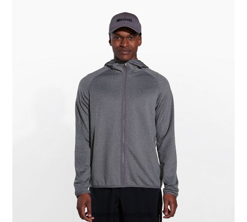 Geotex Full Zip Hoodie (JMS26325-059) Merrell Men BX26T550 Rock Heather Clothes