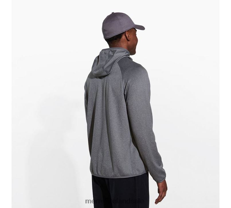 Geotex Full Zip Hoodie (JMS26325-059) Merrell Men BX26T550 Rock Heather Clothes