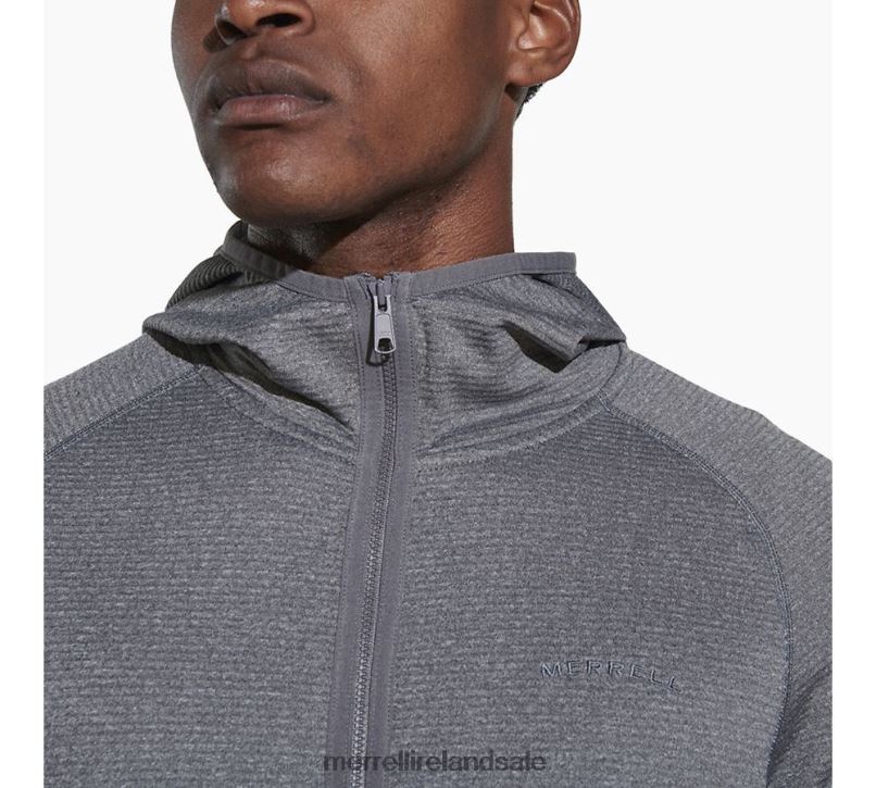 Geotex Full Zip Hoodie (JMS26325-059) Merrell Men BX26T550 Rock Heather Clothes