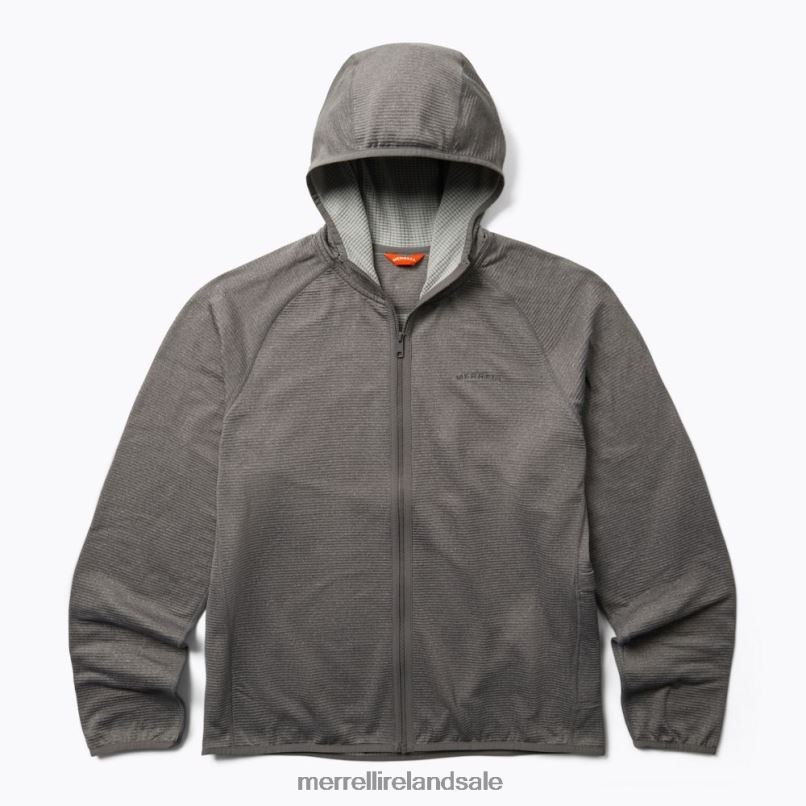 Geotex Full Zip Hoodie (JMS26325-059) Merrell Men BX26T550 Rock Heather Clothes