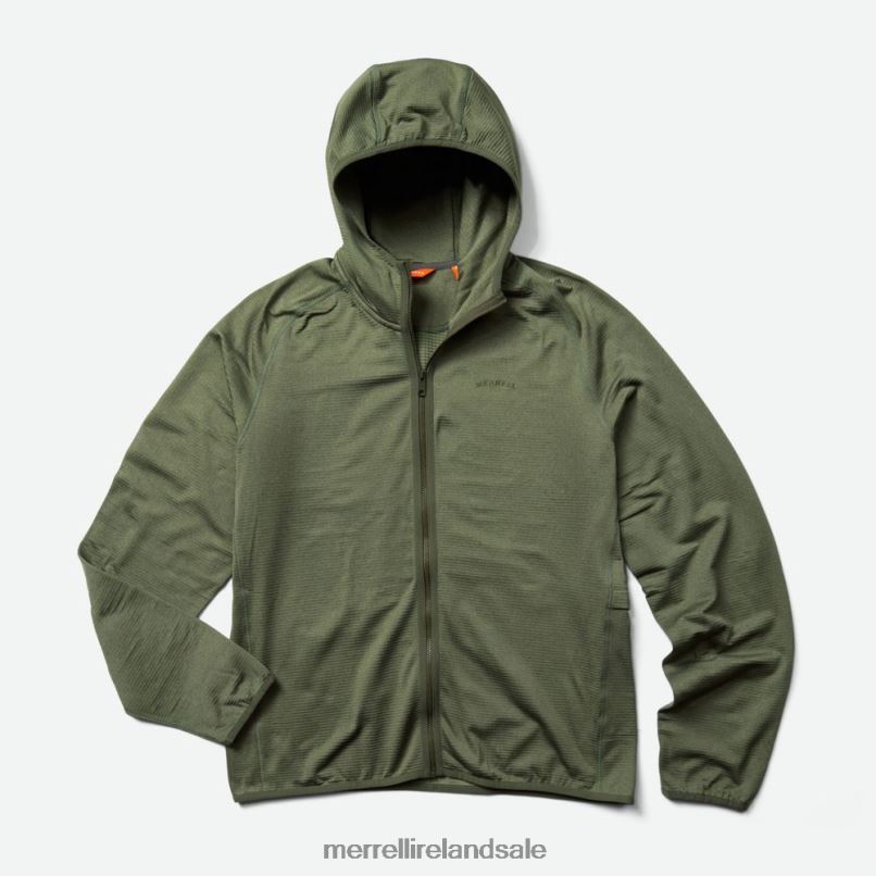 Geotex Full Zip Hoodie (JMS26325-327) Merrell Men BX26T551 Dusty Olive Heather Clothes