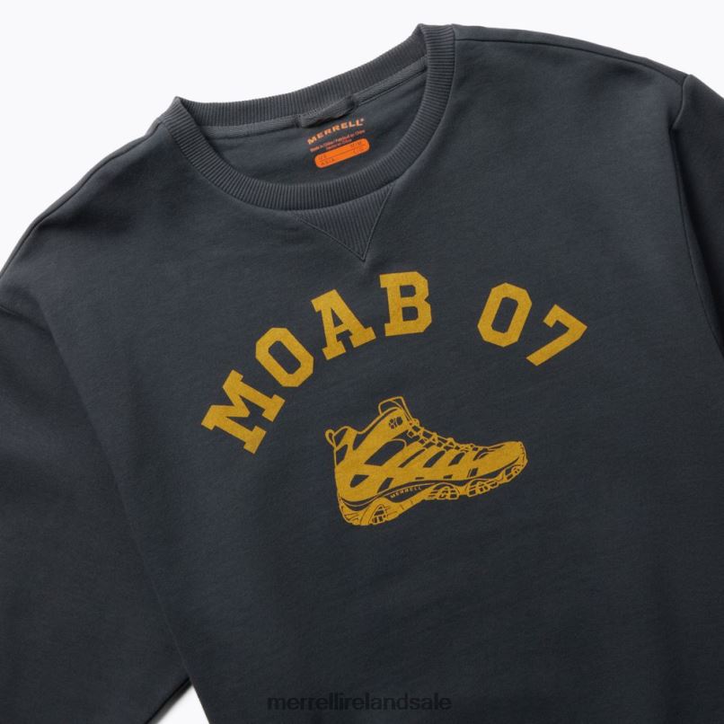 Moab 07 Crew Neck Fleece (JMF26621-425) Merrell Men BX26T323 India Ink Clothes