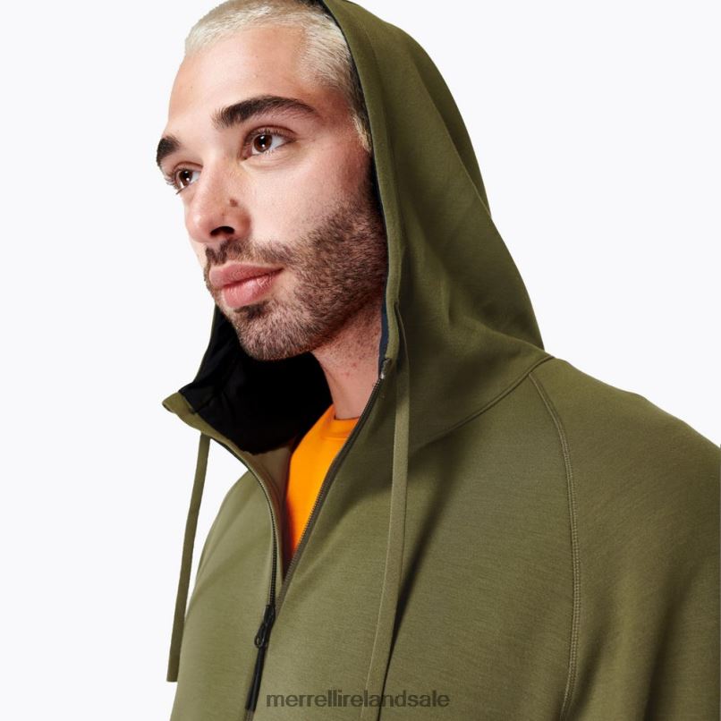 Momentum Hoody (JMS26762-326) Merrell Men BX26T159 Dusty Olive Clothes