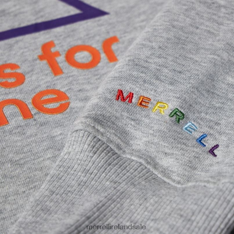 Outdoors Is For Everyone Crewneck Sweatshirt (JMS26875-050) Merrell Men BX26T748 Heather Gray Clothes