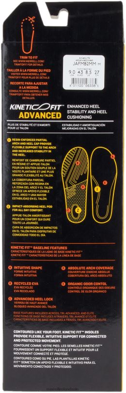 Kinetic Fit Advanced Footbed Wide Width (JAFMB2MW) Merrell Men BX26T740 Mesh Clothes