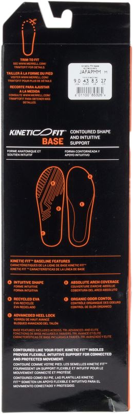 Kinetic Fit Base AL Footbed Wide Width (JAFAPMW) Merrell Men BX26T777 Recovery Clothes