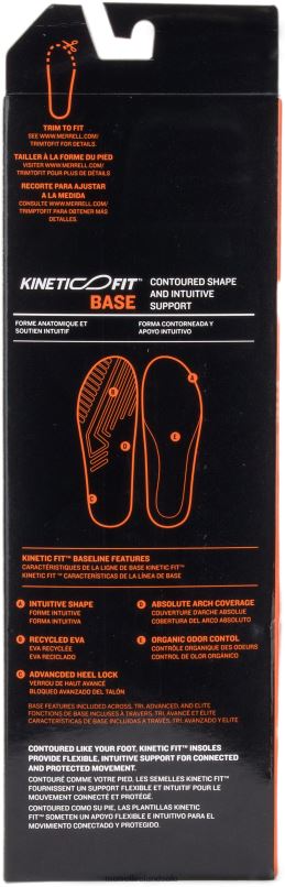 Kinetic Fit Base Footbed Wide Width (JAFABMW) Merrell Men BX26T341 Mesh Clothes