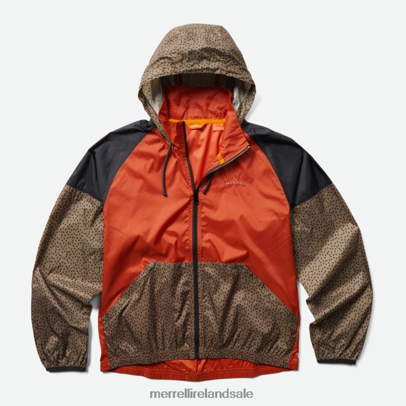 Alder Packable Wind Shell (JMS26322-933) Merrell Men BX26T775 Clay/Sepia Tint Clothes