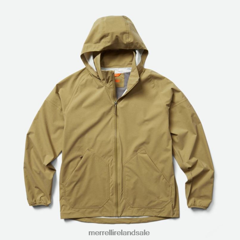 Alpine Packable Rain Shell (JMS26321-169) Merrell Men BX26T703 Elmwood Heather Clothes