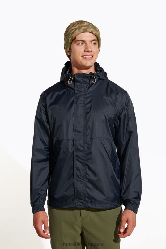 Fallon Rain Shell (JMS26320-010) Merrell Men BX26T472 Black Clothes