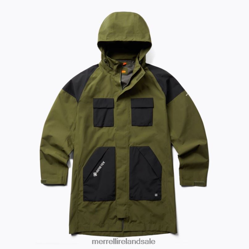 GORE-TEX Cargo Pocket Parka (JMF26677-326) Merrell Men BX26T797 Dusty Olive Clothes