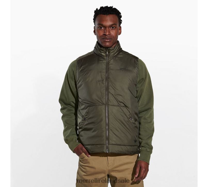 Geotex Insulated Vest (JMS26416-326) Merrell Men BX26T590 Dusty Olive Clothes