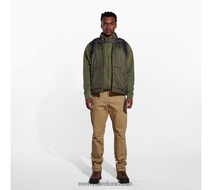 Geotex Insulated Vest (JMS26416-326) Merrell Men BX26T590 Dusty Olive Clothes