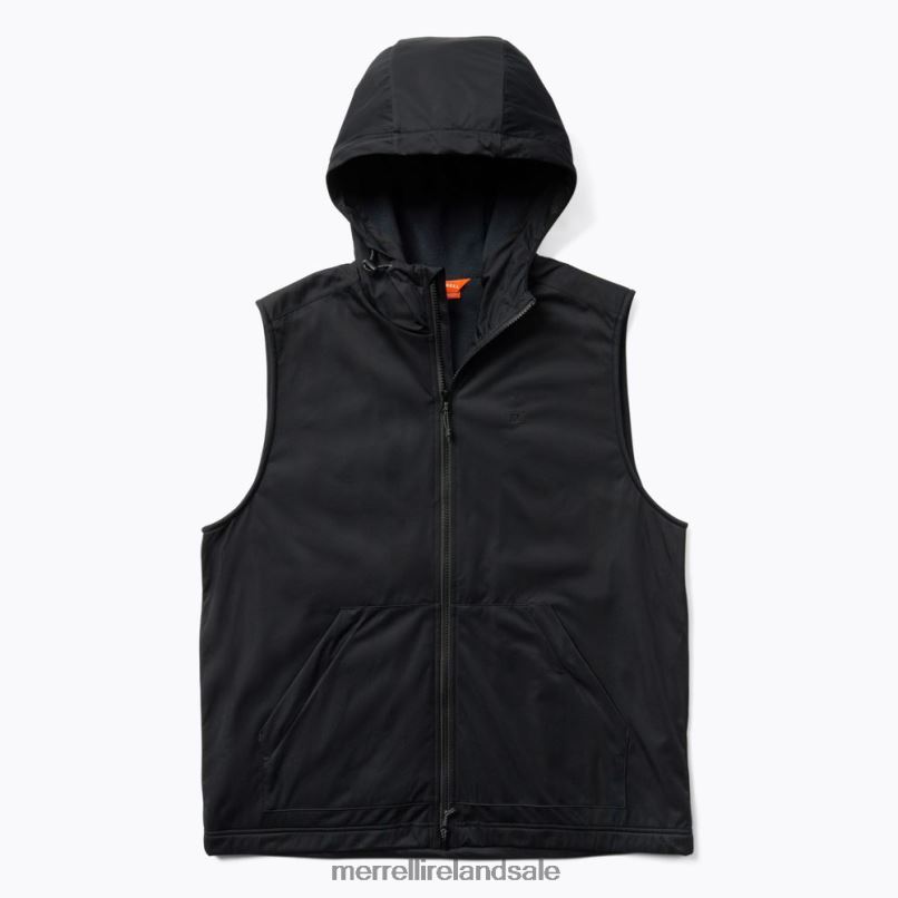 Whisper Hooded Vest (JMS26863-010) Merrell Men BX26T595 Black Clothes