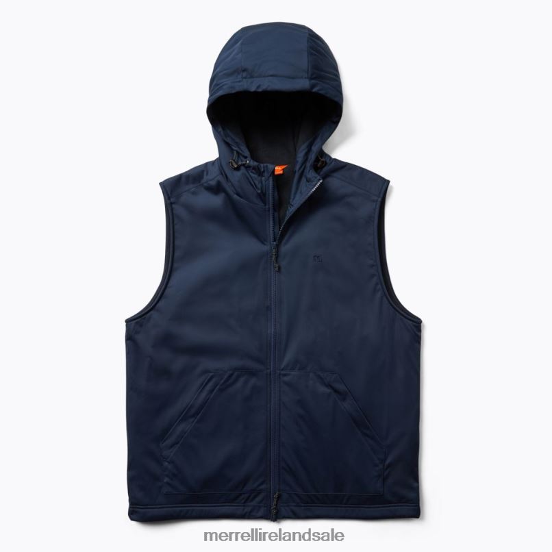 Whisper Hooded Vest (JMS26863-353) Merrell Men BX26T597 Navy Clothes