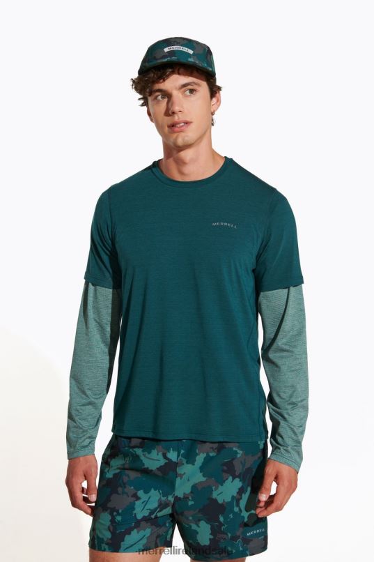 Everyday Tee with Tencel (JMS26443-325) Merrell Men BX26T149 Sea Moss Clothes