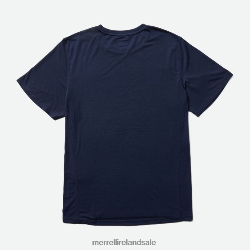 Everyday Tee with Tencel (JMS26443-353) Merrell Men BX26T155 Navy Clothes