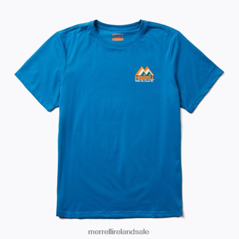 M-Mountain Tee (JMF26620-352) Merrell Men BX26T308 Blue Clothes