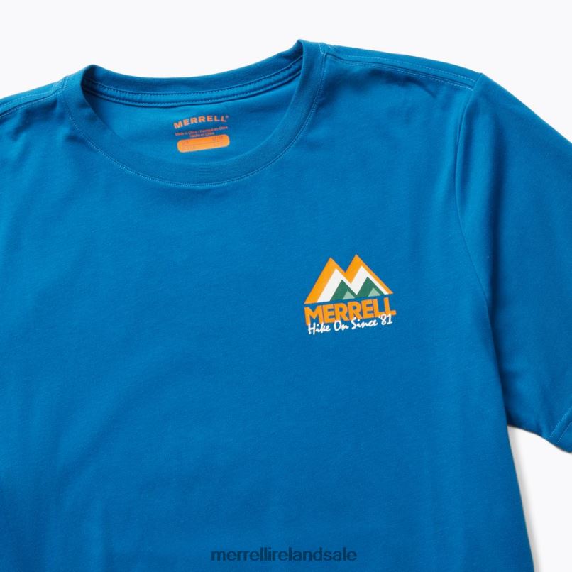 M-Mountain Tee (JMF26620-352) Merrell Men BX26T308 Blue Clothes
