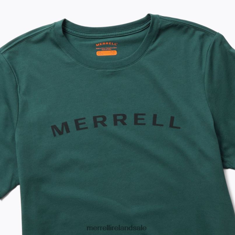 Wordmark Short Sleeve Tee (JMS26332-325) Merrell Men BX26T585 Sea Moss Clothes
