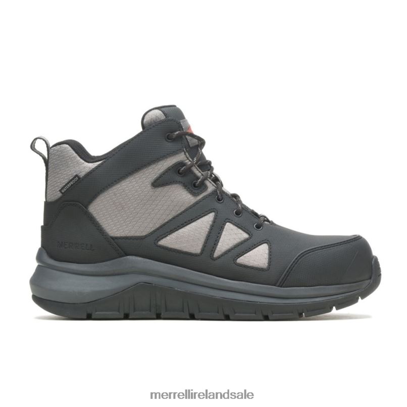 Fullbench Speed Mid Waterproof CF (J005025) Merrell Men BX26T689 Black/Charcoal Shoes