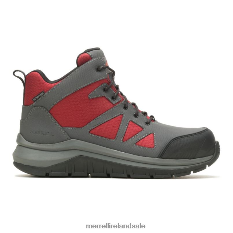 Fullbench Speed Mid Waterproof CF (J005027) Merrell Men BX26T688 Asphalt/Dahlia Shoes