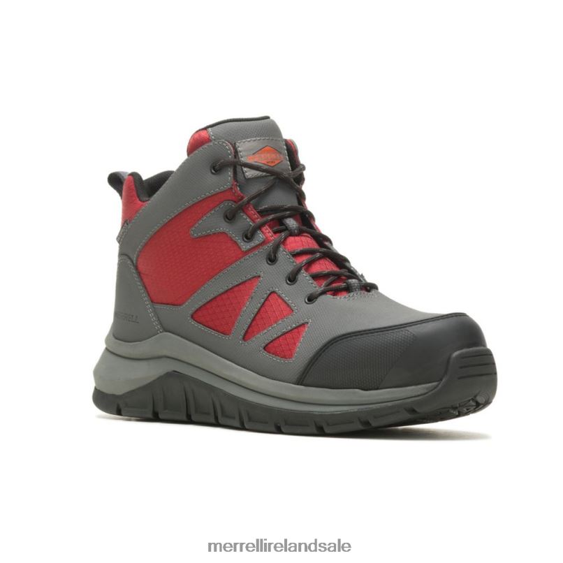 Fullbench Speed Mid Waterproof CF (J005027) Merrell Men BX26T688 Asphalt/Dahlia Shoes