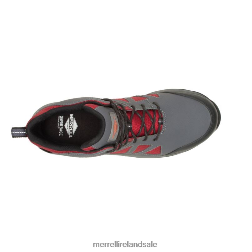 Fullbench Speed Mid Waterproof CF (J005027) Merrell Men BX26T688 Asphalt/Dahlia Shoes