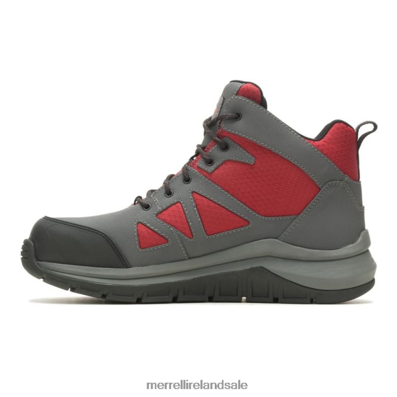 Fullbench Speed Mid Waterproof CF (J005027) Merrell Men BX26T688 Asphalt/Dahlia Shoes