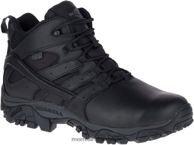 Moab 2 Mid Tactical Response Waterproof Boot Wide Width (J45337W) Merrell Men BX26T700 Black Shoes